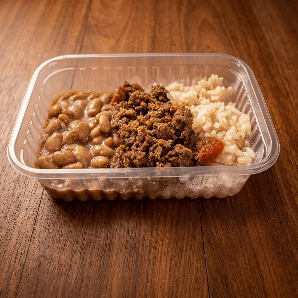 Carne Moída com Feijão Carioquinha (300G)z